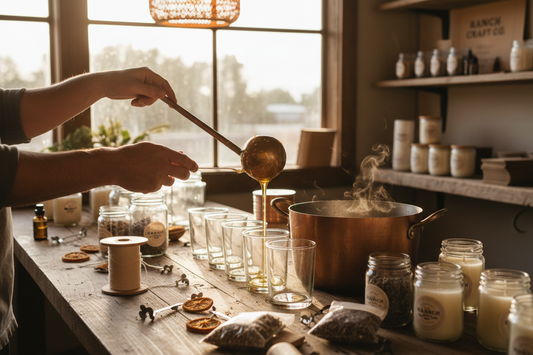 From Ranch to Wick: A Behind-the-Scenes Look at Our Small-Batch Candle Making Process
