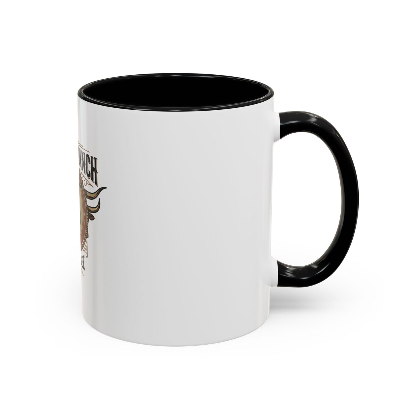 Mack's Ranch Coffee Mug – Western Ranch Logo Accent Mug (11/15oz)