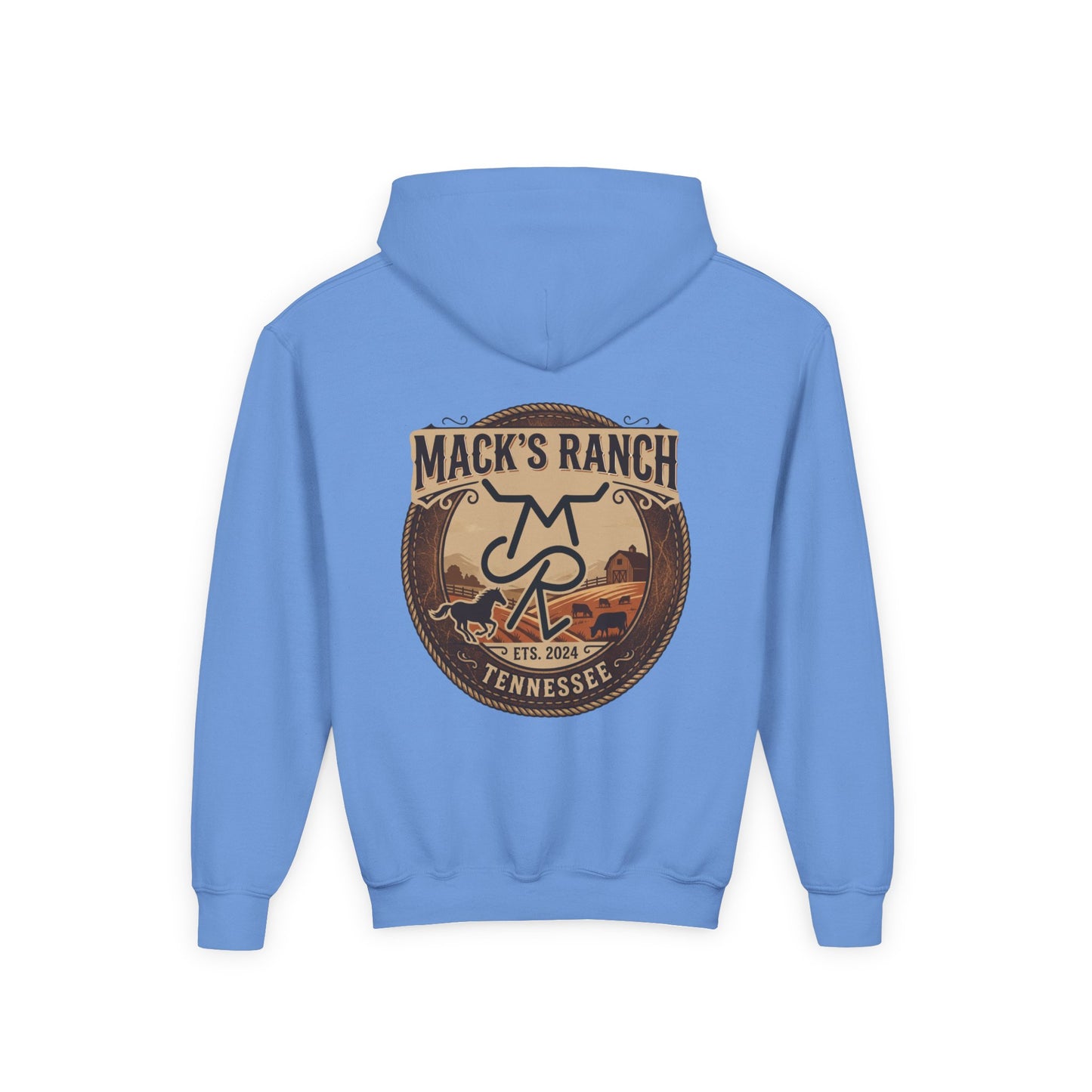 Youth Hoodie — Mack's Ranch Logo Pullover