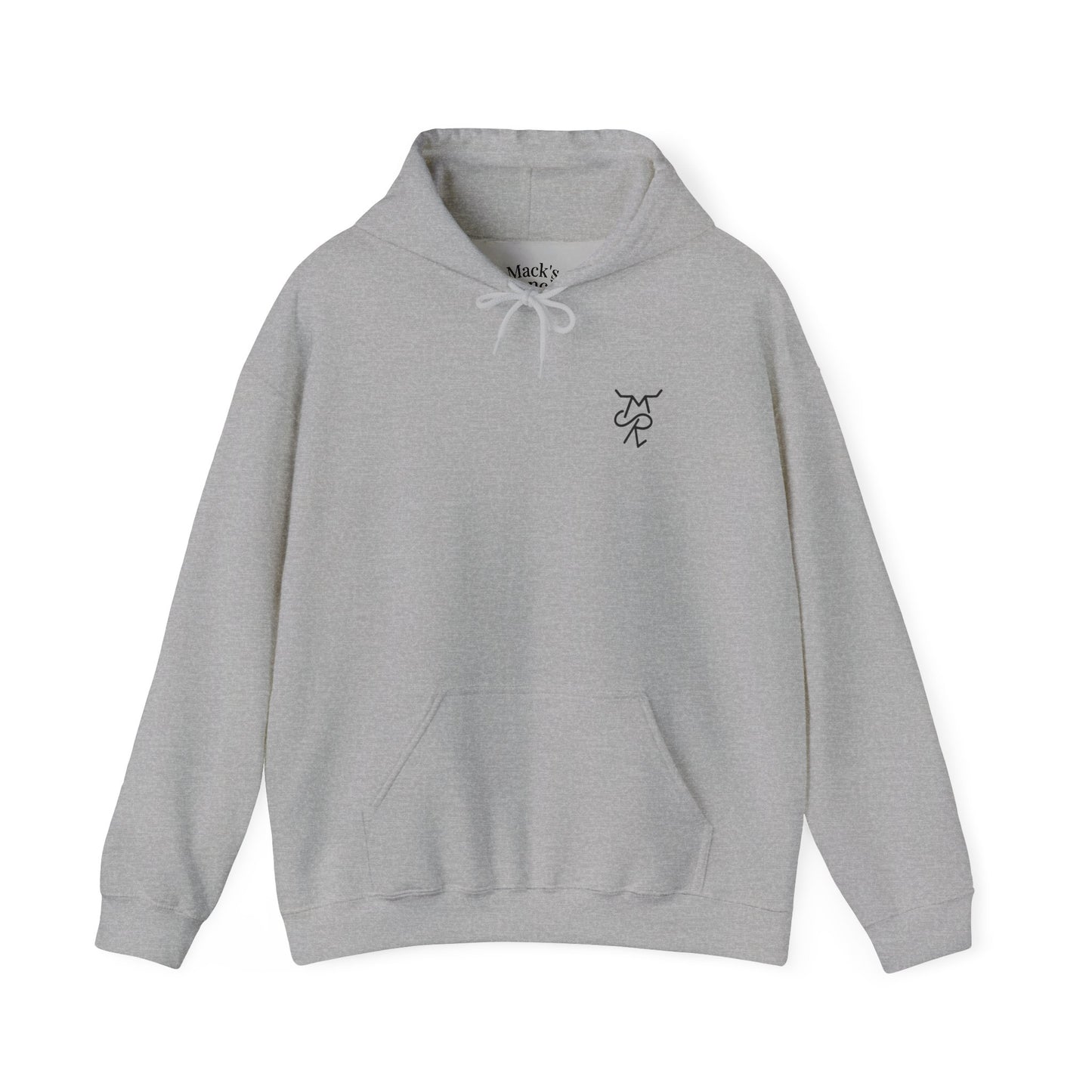 Ranch Logo Hoodie — Mack's Ranch Vintage Emblem Hooded Sweatshirt