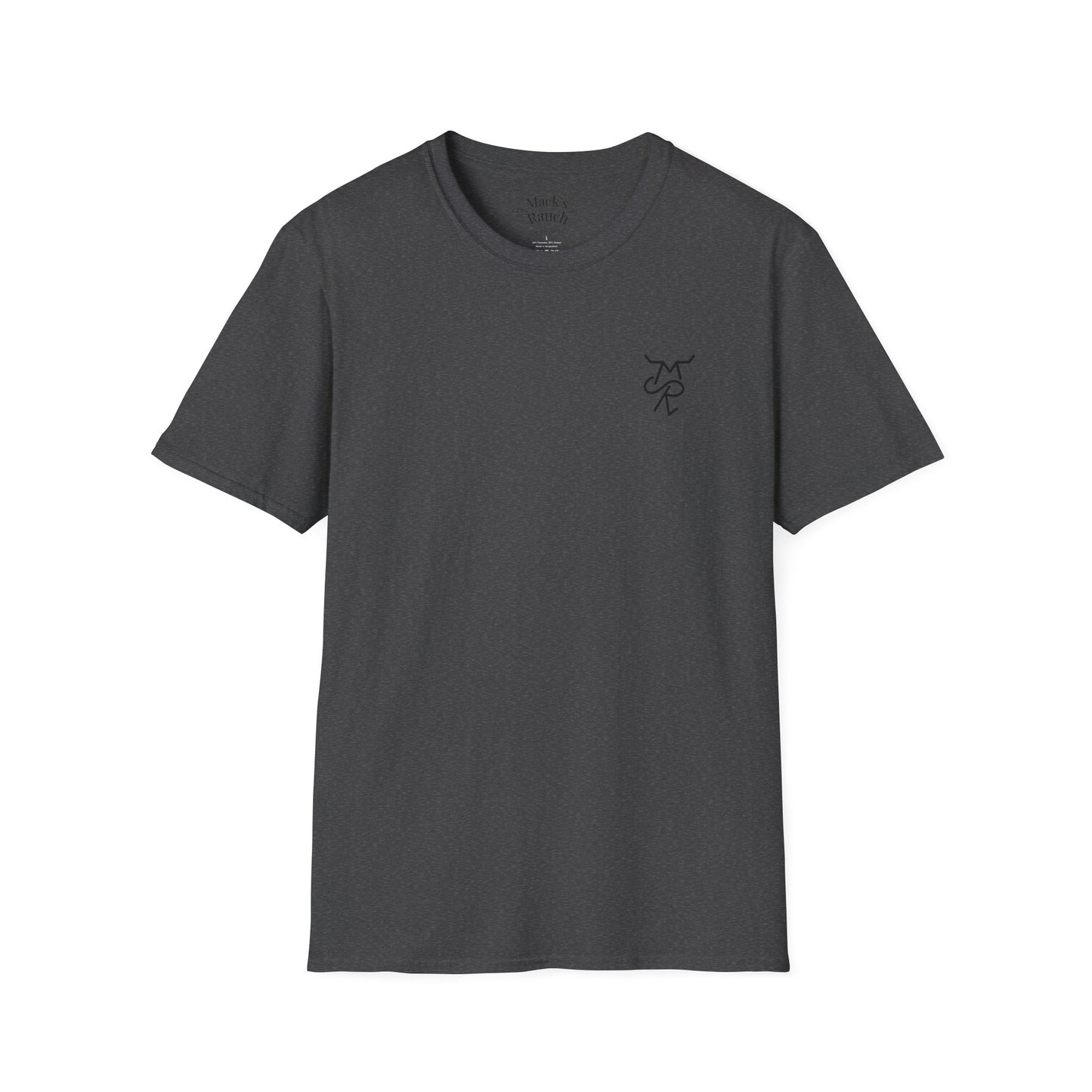 Mack's Ranch Western T-Shirt — Logo & Horse Graphic