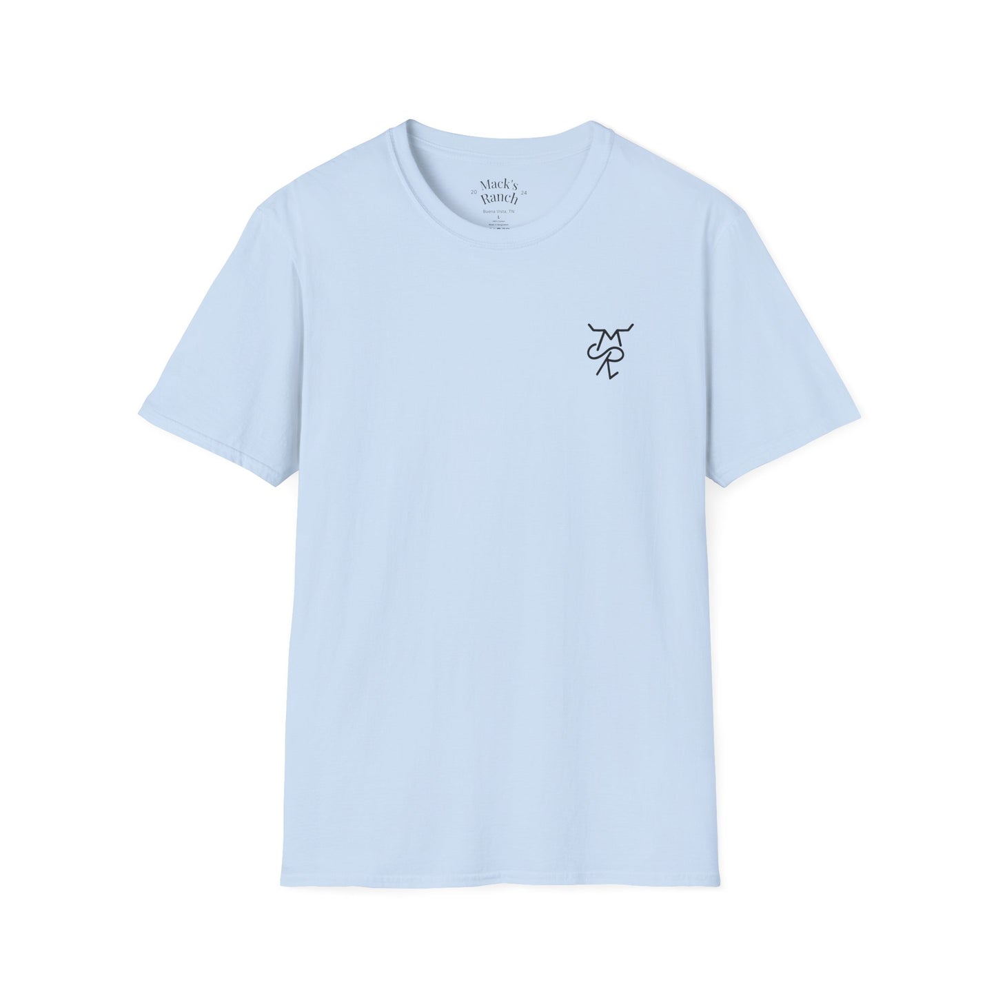 Mack's Ranch Western T-Shirt — Logo & Horse Graphic