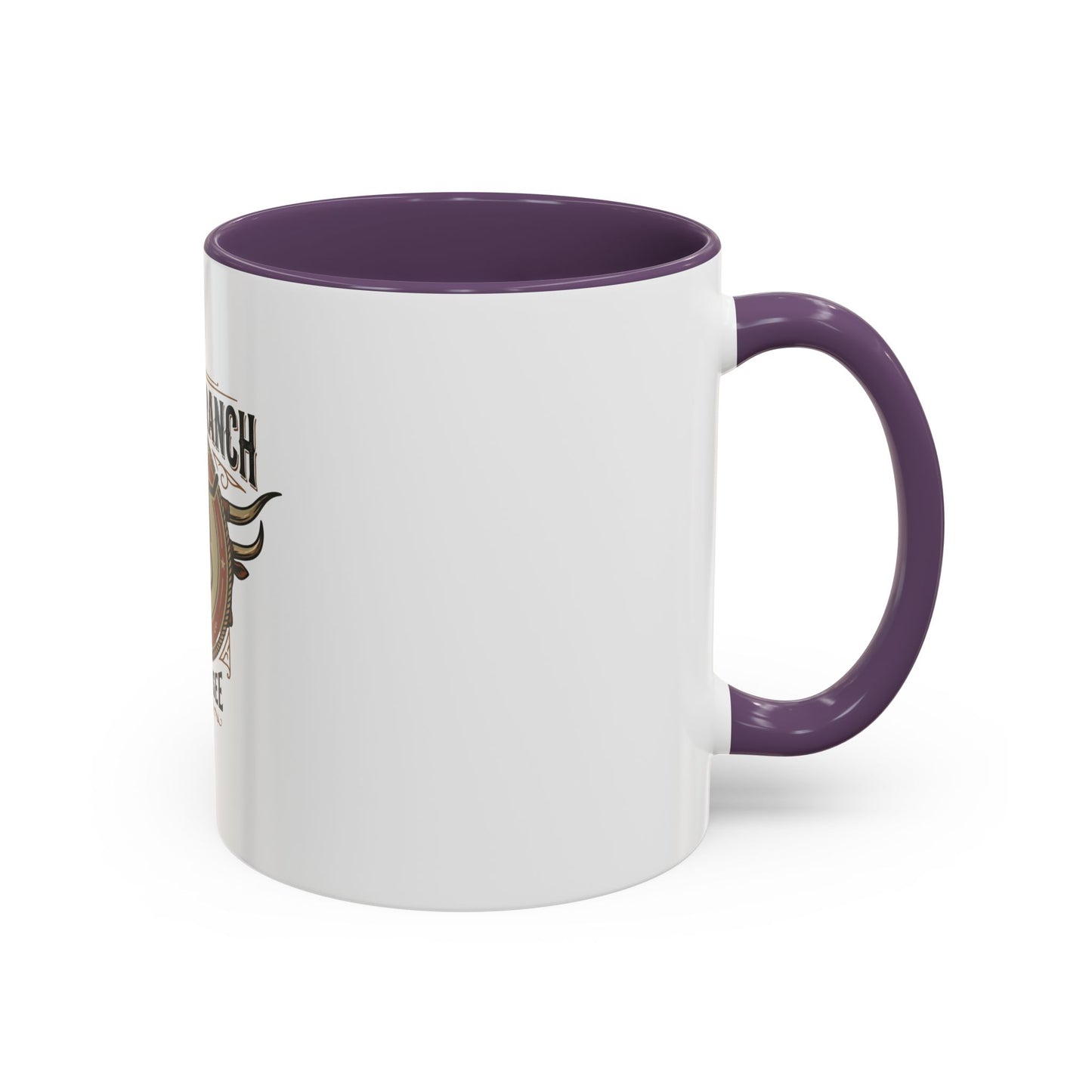 Mack's Ranch Coffee Mug – Western Ranch Logo Accent Mug (11/15oz)
