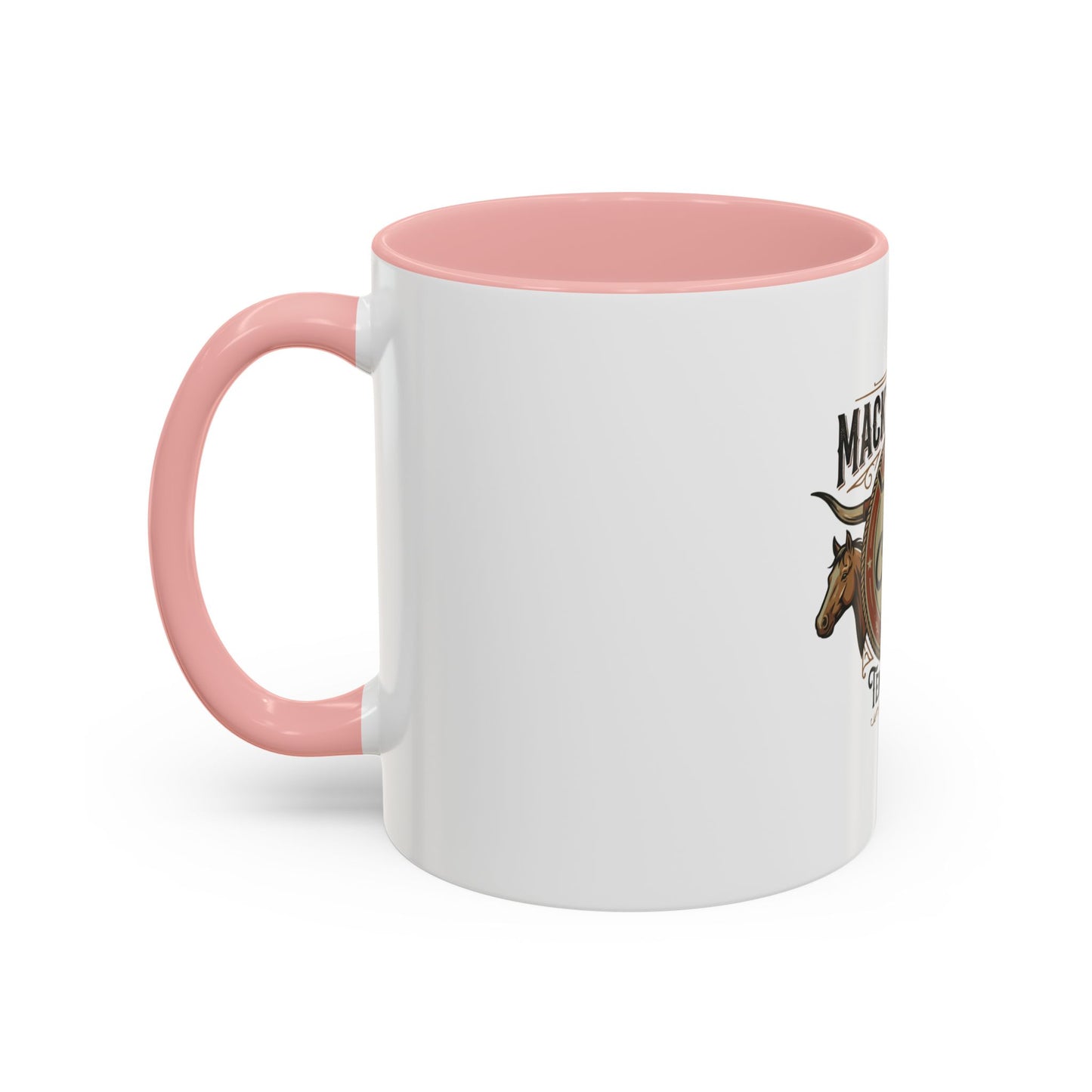 Mack's Ranch Coffee Mug – Western Ranch Logo Accent Mug (11/15oz)