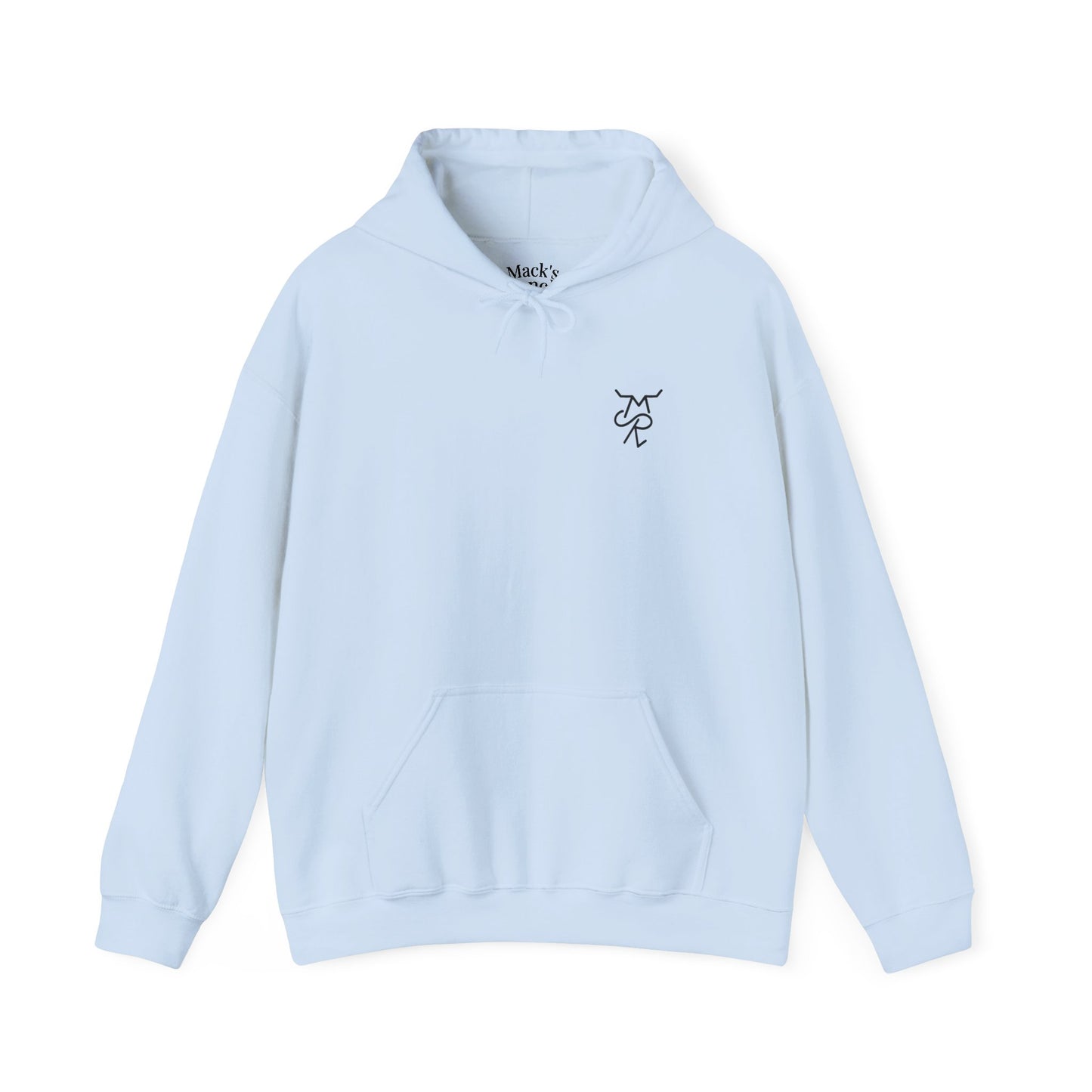Ranch Logo Hoodie — Mack's Ranch Vintage Emblem Hooded Sweatshirt