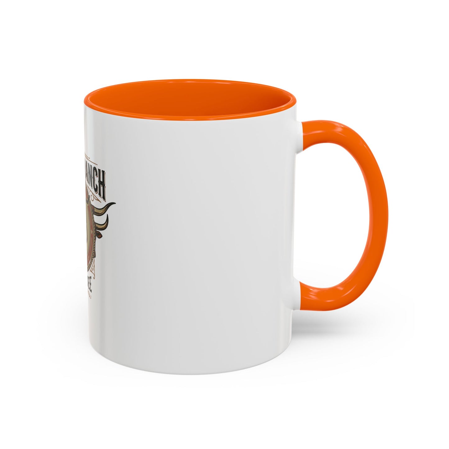 Mack's Ranch Coffee Mug – Western Ranch Logo Accent Mug (11/15oz)