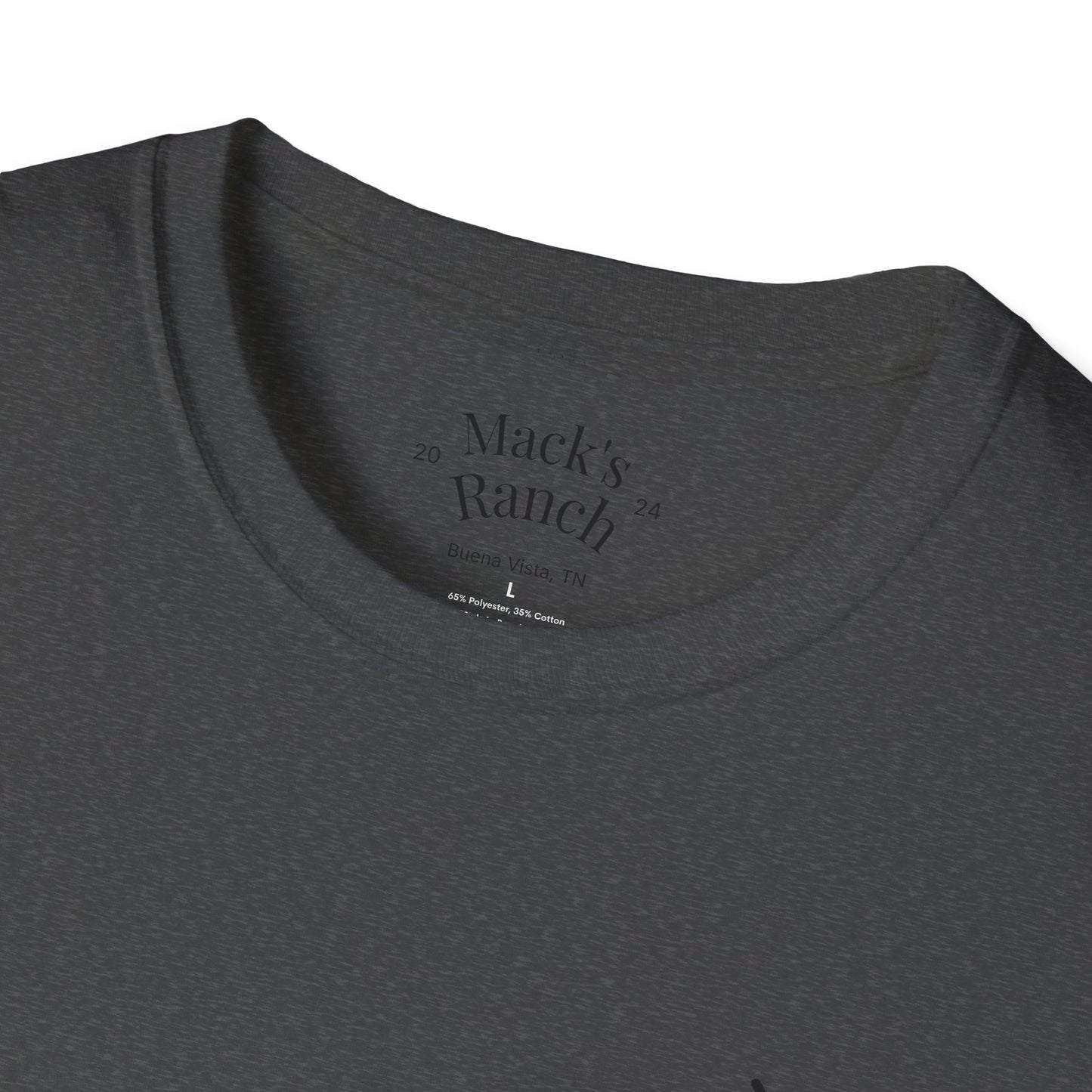 Mack's Ranch Western T-Shirt — Logo & Horse Graphic