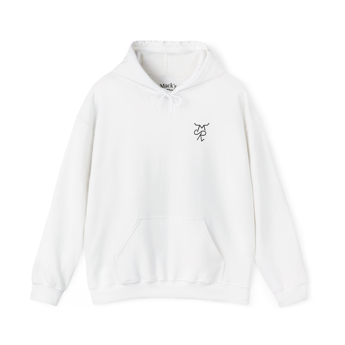 Ranch Logo Hoodie — Mack's Ranch Vintage Emblem Hooded Sweatshirt
