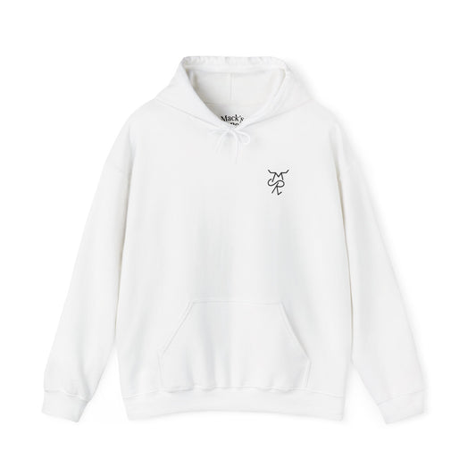 Ranch Logo Hoodie — Mack's Ranch Vintage Emblem Hooded Sweatshirt