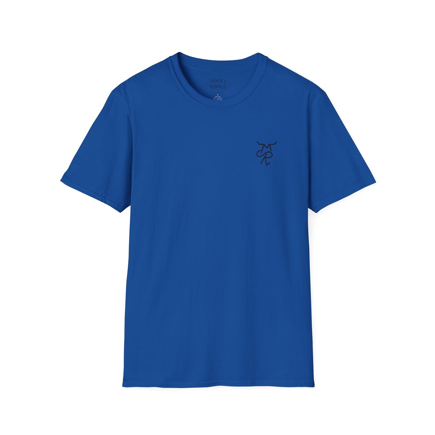 Mack's Ranch Western T-Shirt — Logo & Horse Graphic