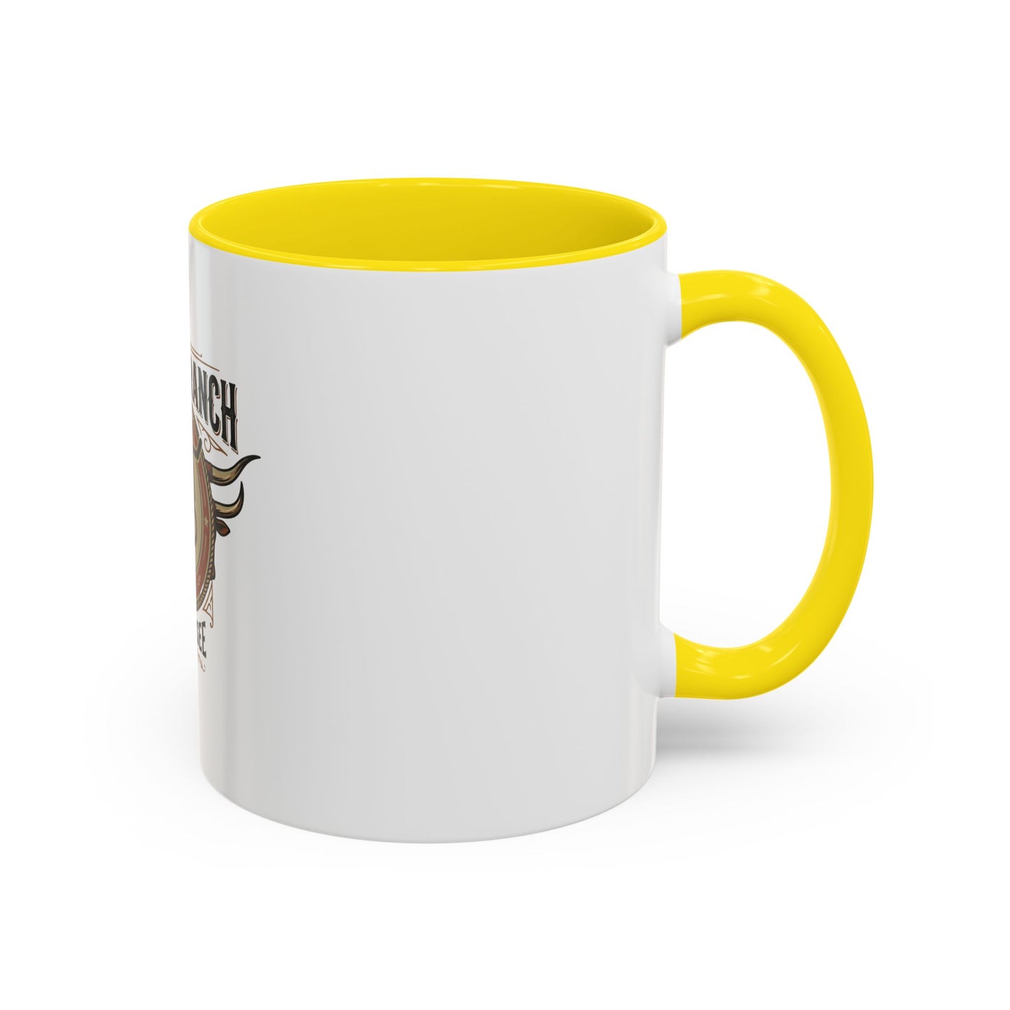 Mack's Ranch Coffee Mug – Western Ranch Logo Accent Mug (11/15oz)