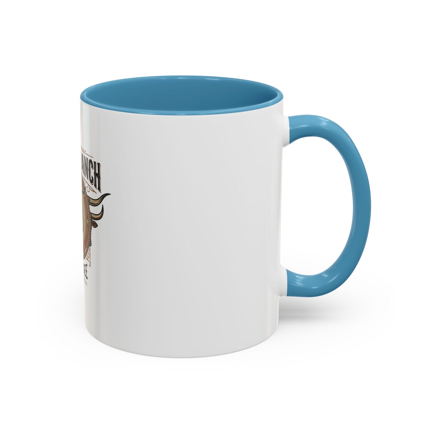 Mack's Ranch Coffee Mug – Western Ranch Logo Accent Mug (11/15oz)