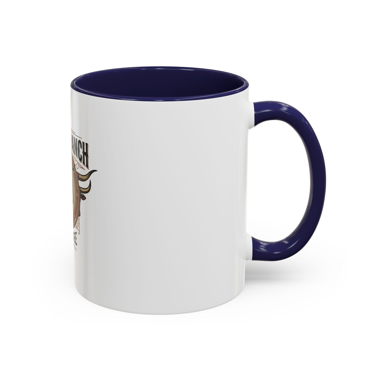 Mack's Ranch Coffee Mug – Western Ranch Logo Accent Mug (11/15oz)