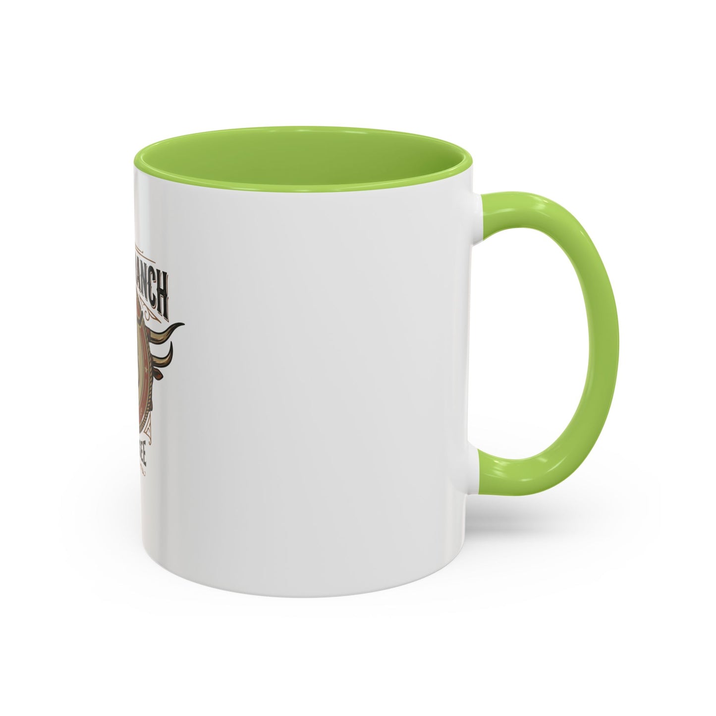 Mack's Ranch Coffee Mug – Western Ranch Logo Accent Mug (11/15oz)