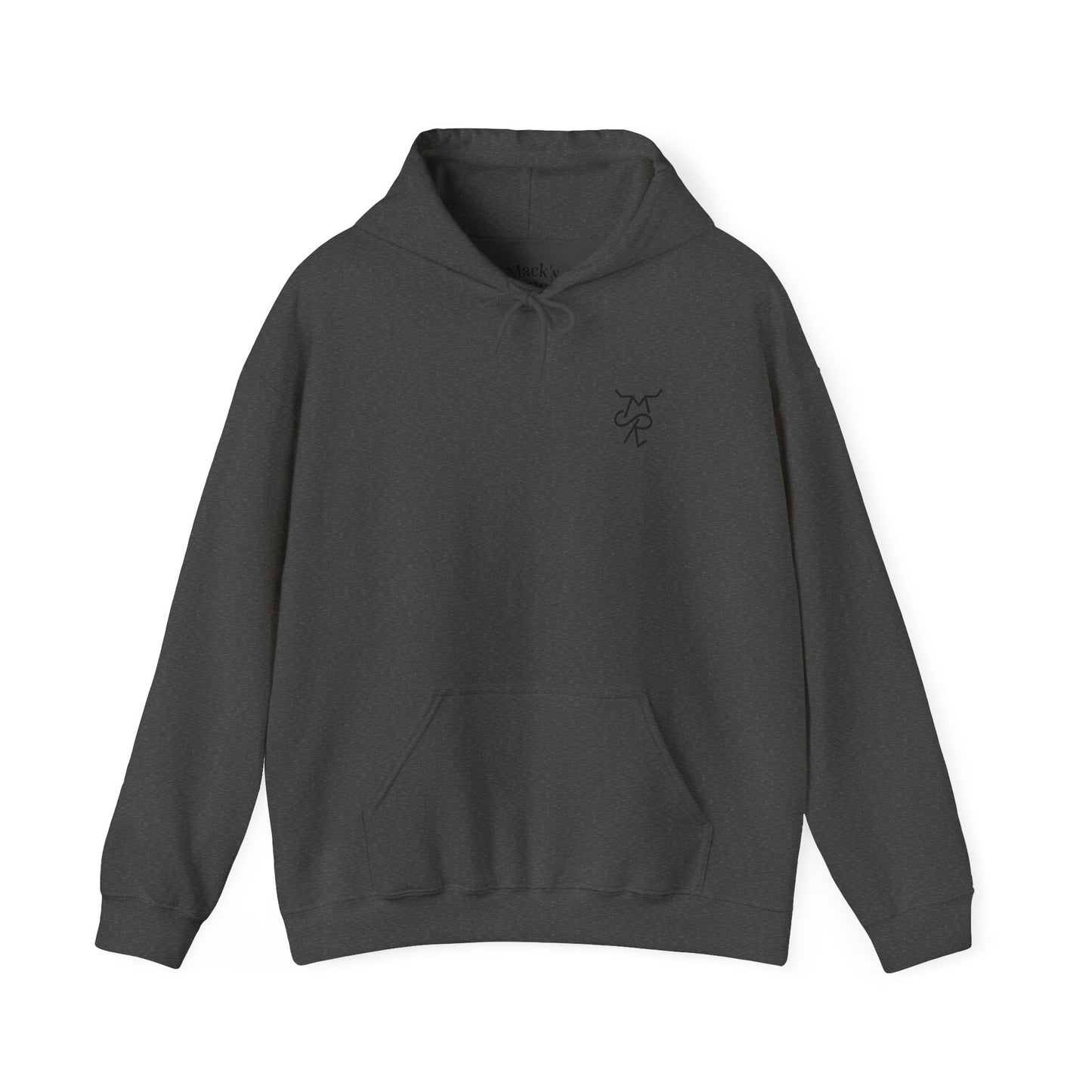 Ranch Logo Hoodie — Mack's Ranch Vintage Emblem Hooded Sweatshirt