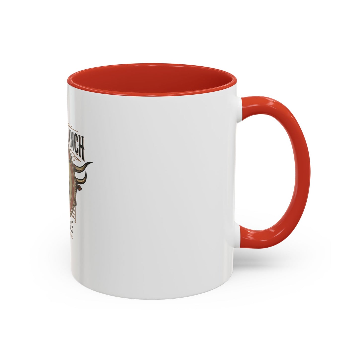 Mack's Ranch Coffee Mug – Western Ranch Logo Accent Mug (11/15oz)
