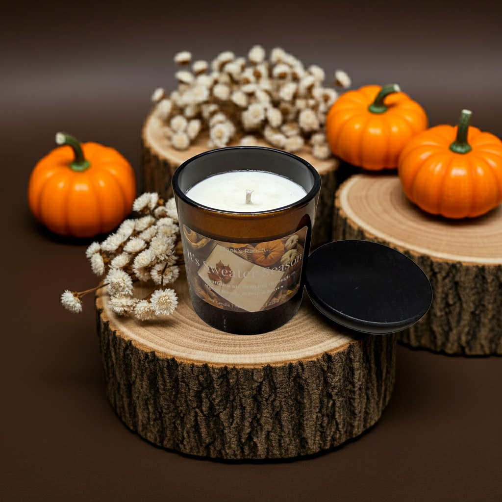 Mack's Ranch It's Sweater Weather Scented Soy Wax Candle 7.5 oz