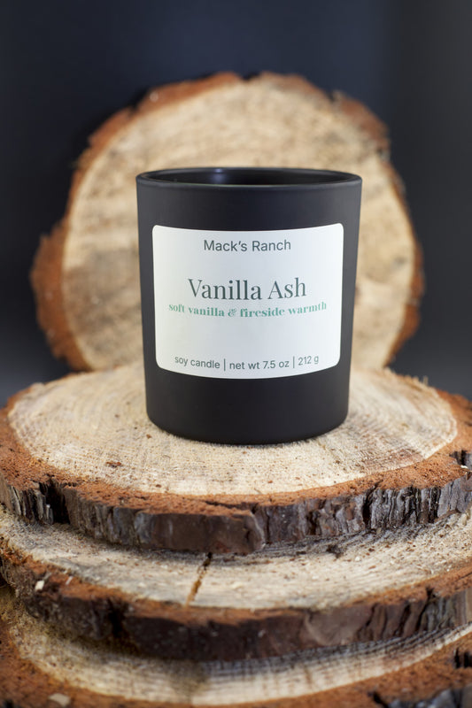 Vanilla Ash | 12 oz Soy Wax Candle